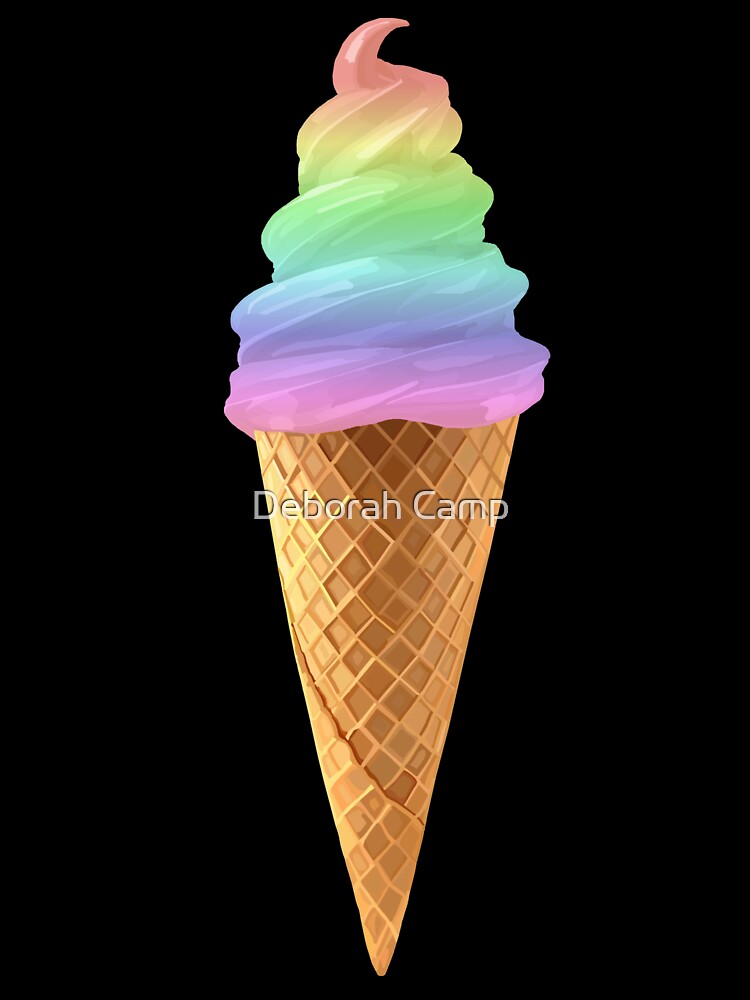 Rainbow Ice Cream Cone Ubicaciondepersonascdmxgobmx