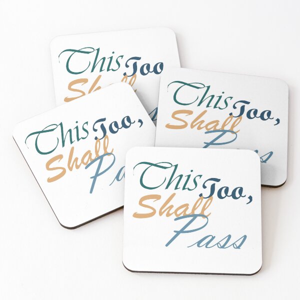 Item preview, This Too Shall Pass Positive Message  designed and sold by Zen  Goat.
