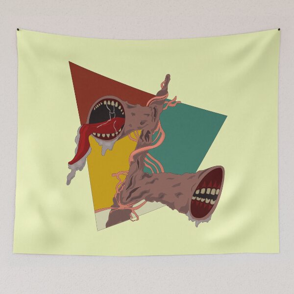Item preview, Siren head  vintage background real mythology ,noise , spooky story, creepy creature ,Saliva tongue, horror creature , halloween  designed and sold by SGS-.