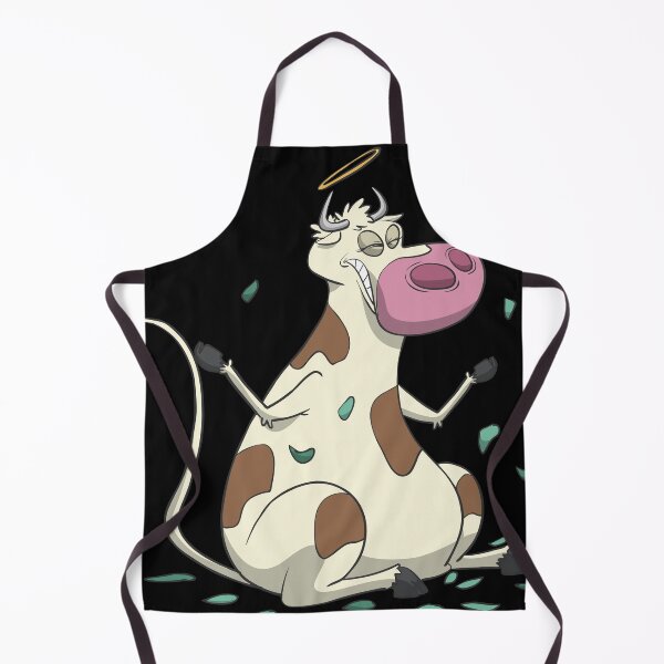 Item preview, Funny cow with halo meditating designed and sold by Monkey Ful.