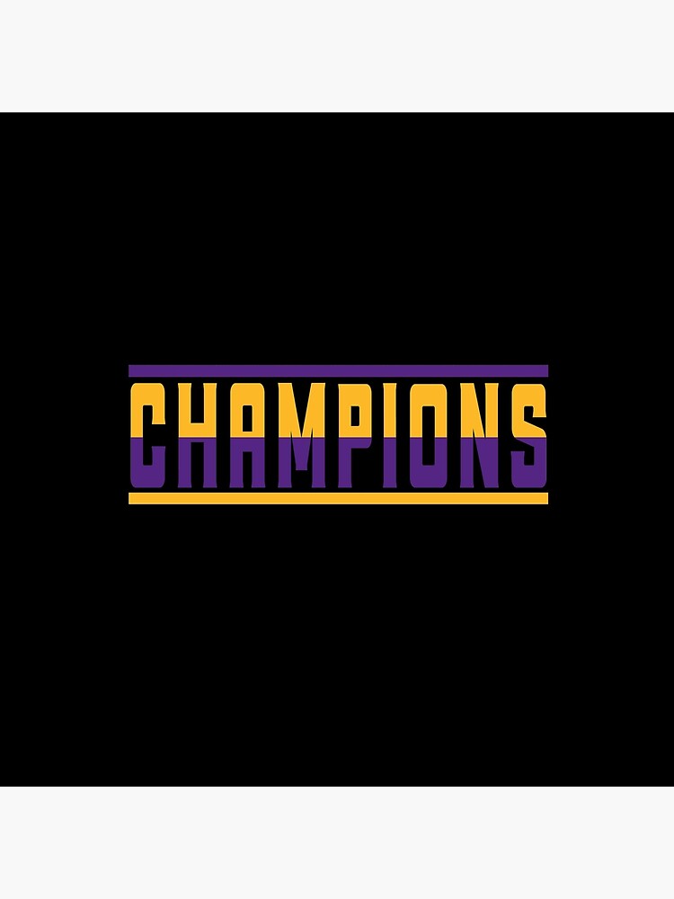 Lakers Championship 2020 17 Time NBA Finals Champions A-Line