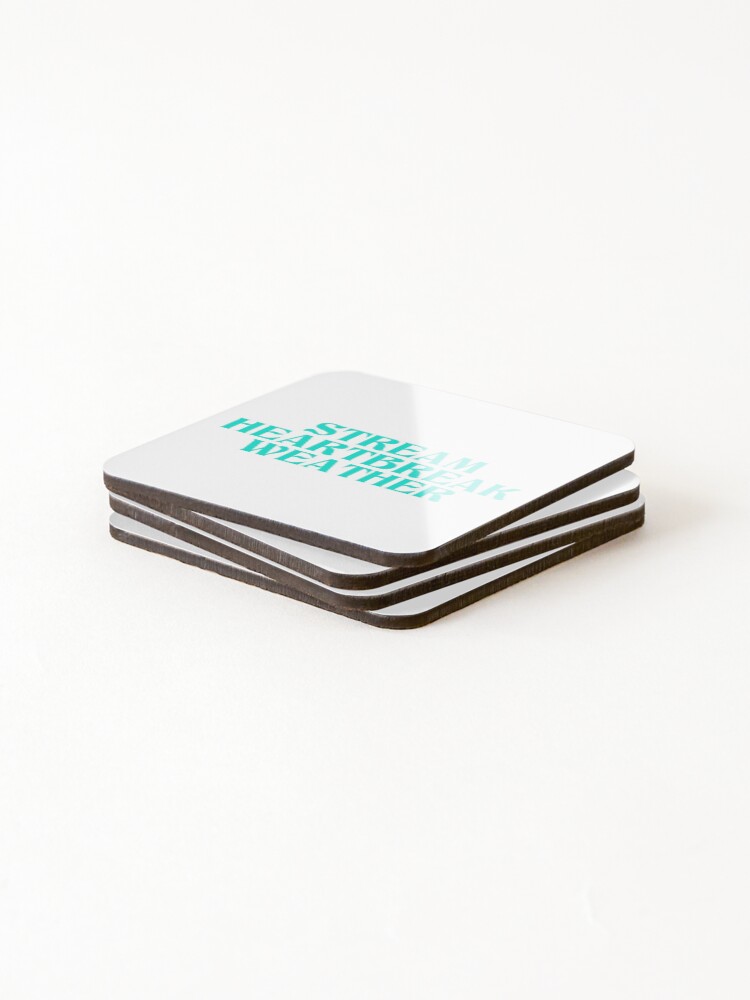Thumbnail 4 of 5, Coasters (Set of 4), Stream Heartbreak Weather designed and sold by RafaTakami.