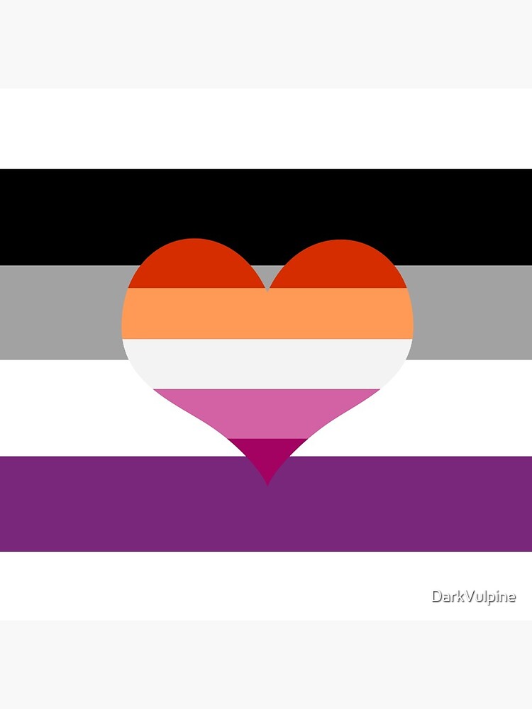 Asexual Lesbian Pride Flag Pin For Sale By Darkvulpine Redbubble 5353