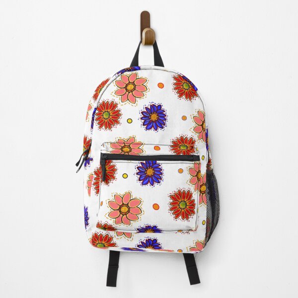 Item preview, Chrysanthemum Retro 60s and 70s flower power pattern - groovy flowers designed and sold by Artonmytee.