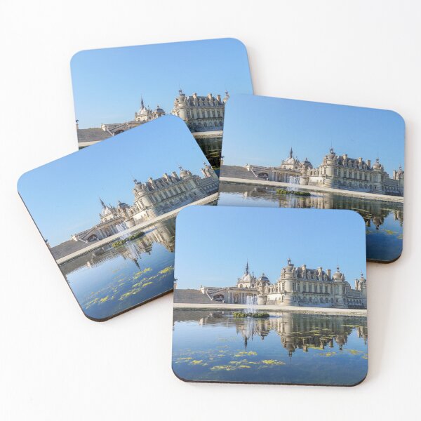 Item preview, Chateau de Chantilly with reflection in a pond - France designed and sold by Ulysse Pixel.