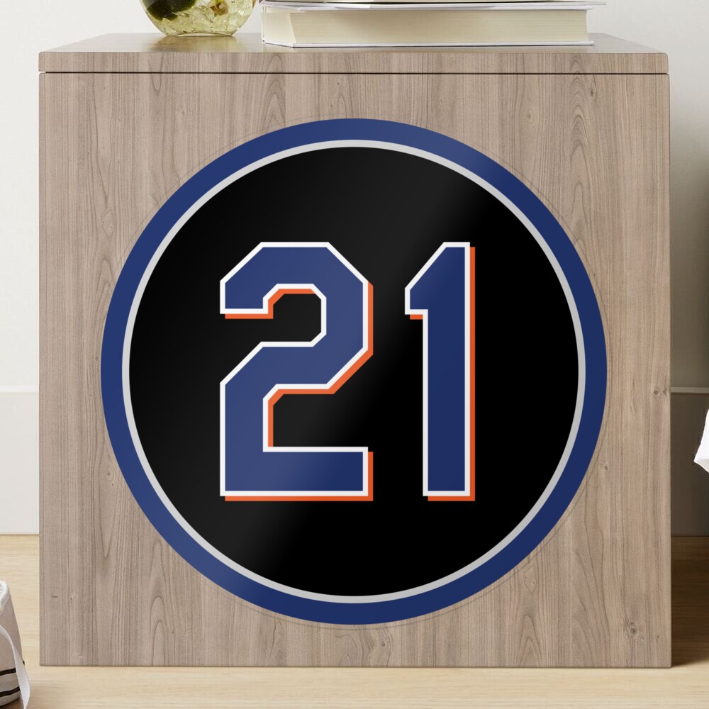 Carlos Delgado #21 Jersey Number Sticker for Sale by StickBall