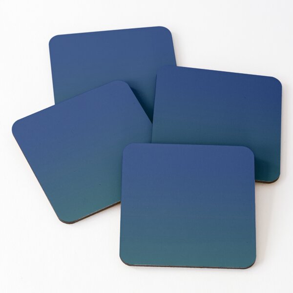 Item preview, Turquoise And Royal Blue Aesthetic Ombre designed and sold by LiveAesthetic.