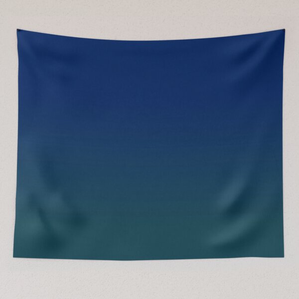 Item preview, Turquoise And Royal Blue Aesthetic Ombre designed and sold by LiveAesthetic.