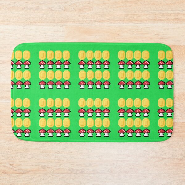 Item preview, Gaming Coins & Mushrooms Pattern! designed and sold by GleamingGiant.
