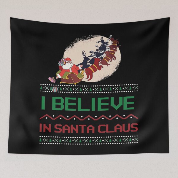 Item preview, I Believe In Santa Sleigh designed and sold by Coder-T.