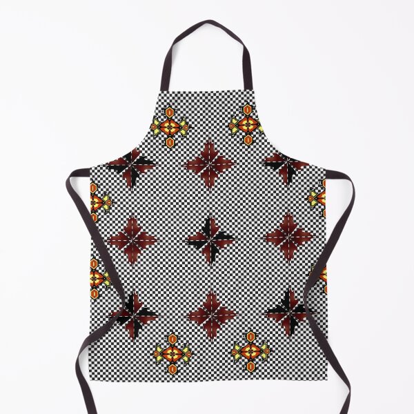 Item preview, abstract decorative cute pattern  on black white background designed and sold by ErhanArt.