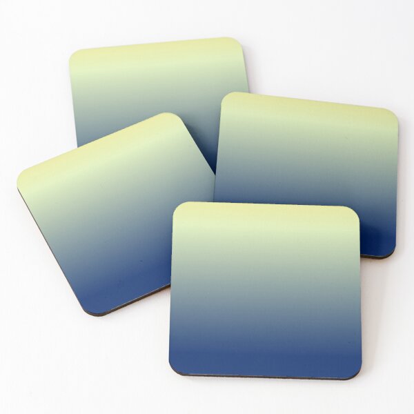 Item preview, Yellow And Royal Blue Aesthetic Ombre designed and sold by LiveAesthetic.