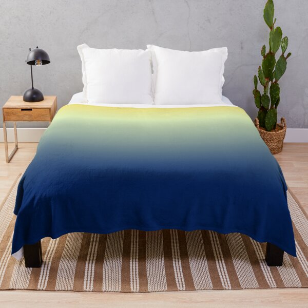 Item preview, Yellow And Royal Blue Aesthetic Ombre designed and sold by LiveAesthetic.