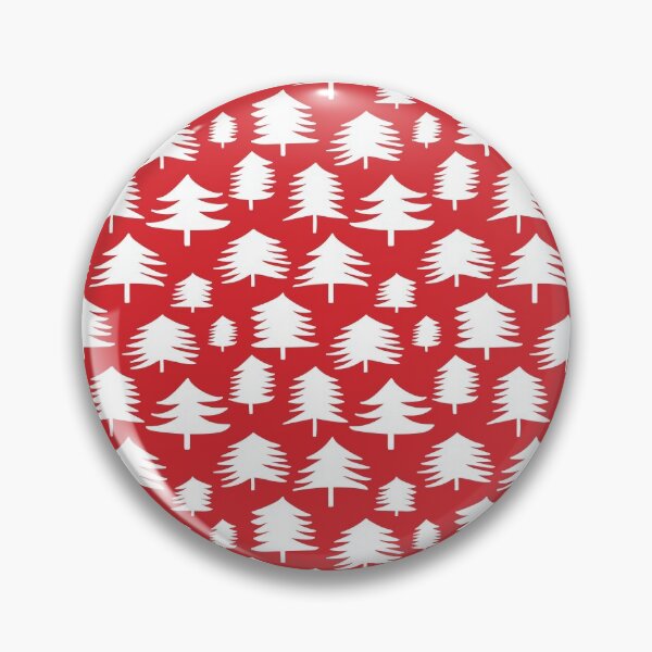 Item preview, Red Christmas Trees Pattern designed and sold by Ildiko Sipos.