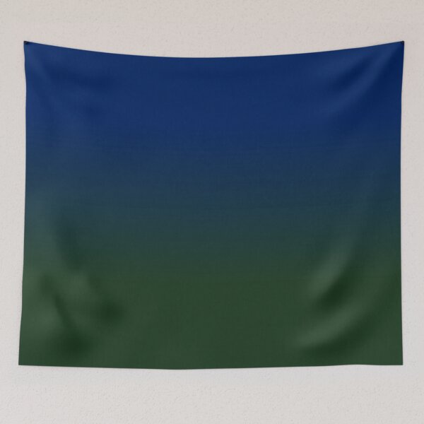 Item preview, Green And Royal Blue Aesthetic Ombre designed and sold by LiveAesthetic.
