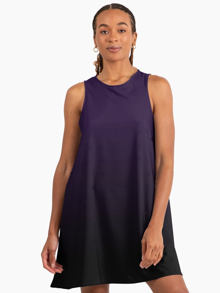 Black And Purple Aesthetic Ombre