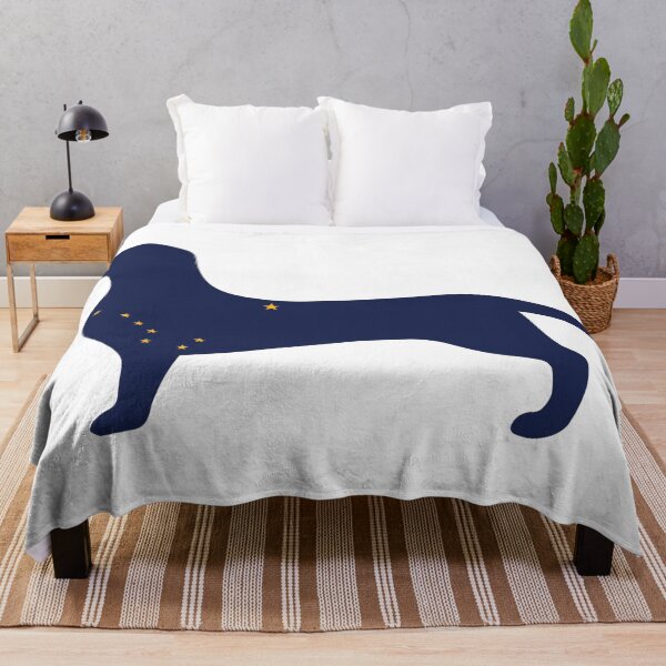 Item preview, Alaska Dachsund Flag designed and sold by Wienerful.