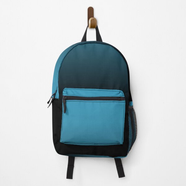 Item preview, Black And Teal Blue Aesthetic Ombre designed and sold by LiveAesthetic.