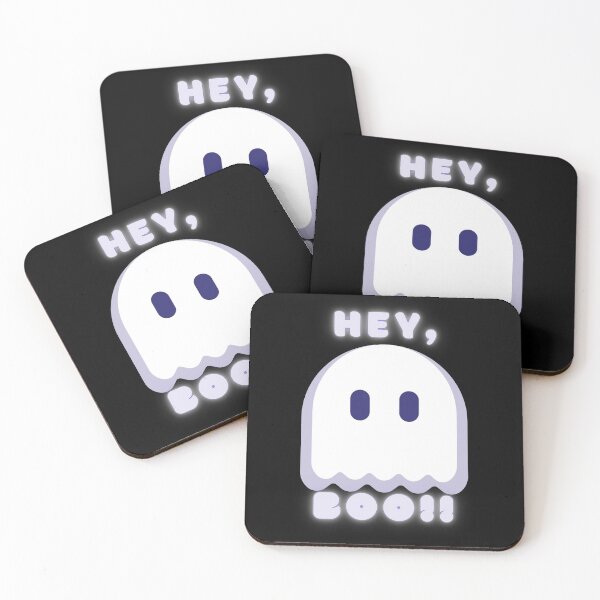 Item preview, Hey Boo Cute Glowing Ghost designed and sold by Alladin7.