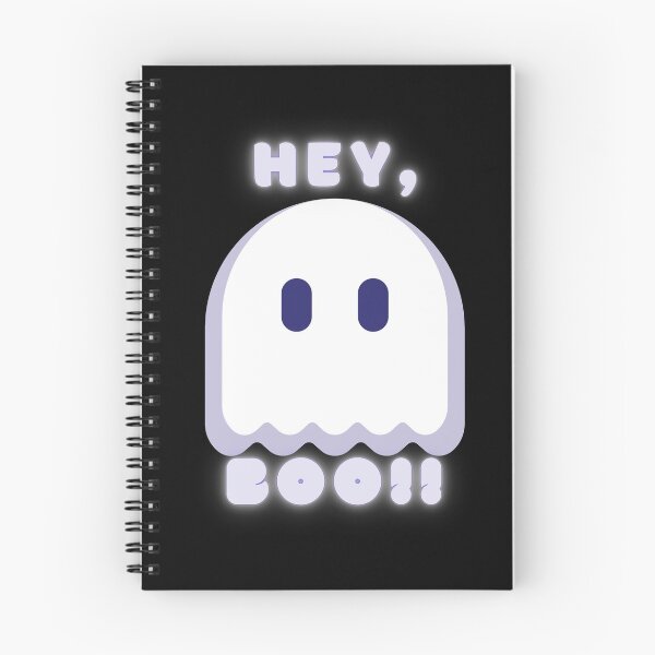 Item preview, Hey Boo Cute Glowing Ghost designed and sold by Alladin7.