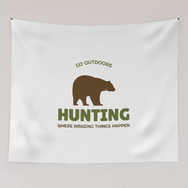 Item preview, 'BEAR HUNTING WHERE AMAZING THINGS HAPPEN' Collection designed and sold by JRM Tees & More Store.