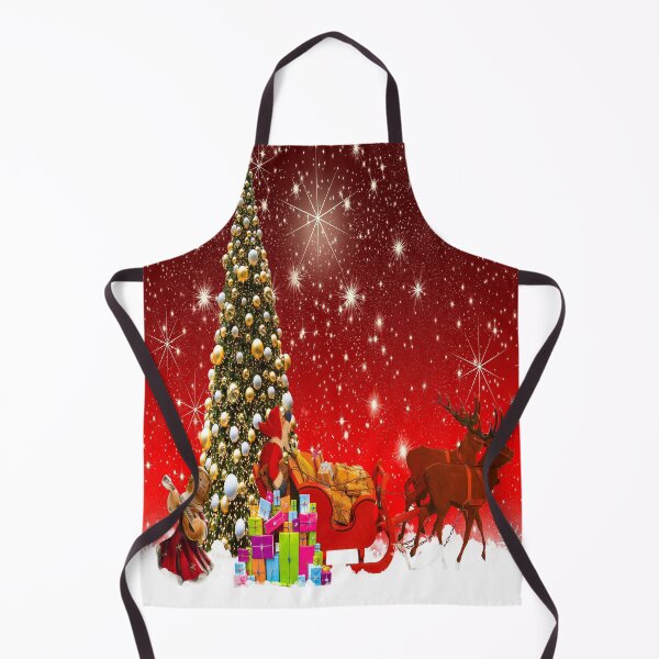 Red Cristmas Apron
