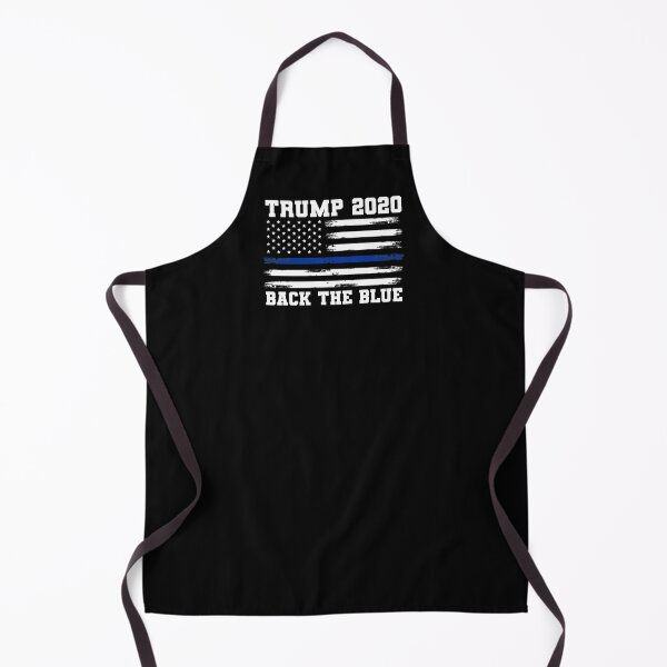 Item preview, Trump 2020 Back The Blue Flag designed and sold by merchermaier.