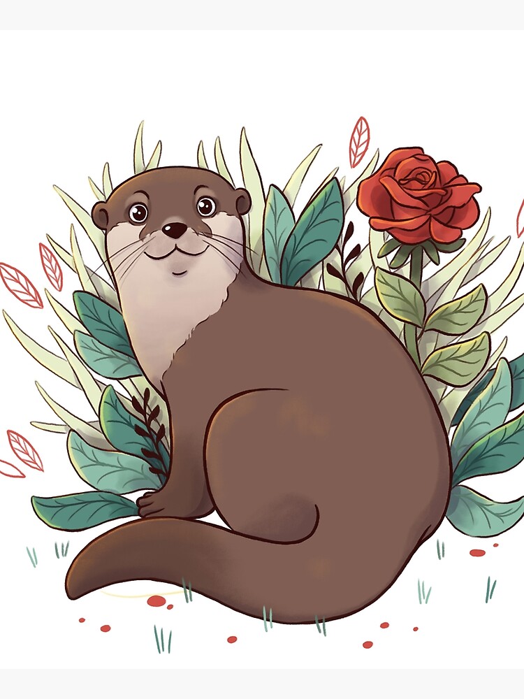 Otter by adelaydeart