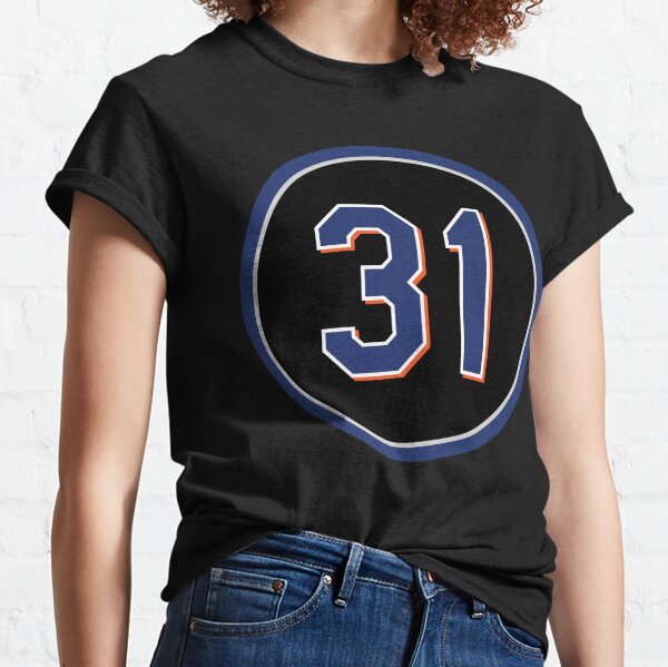 Nike Men's New York Mets Mike Piazza #31 Black T-Shirt