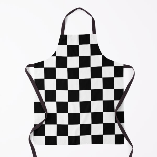 Black And White Chess Squares Apron