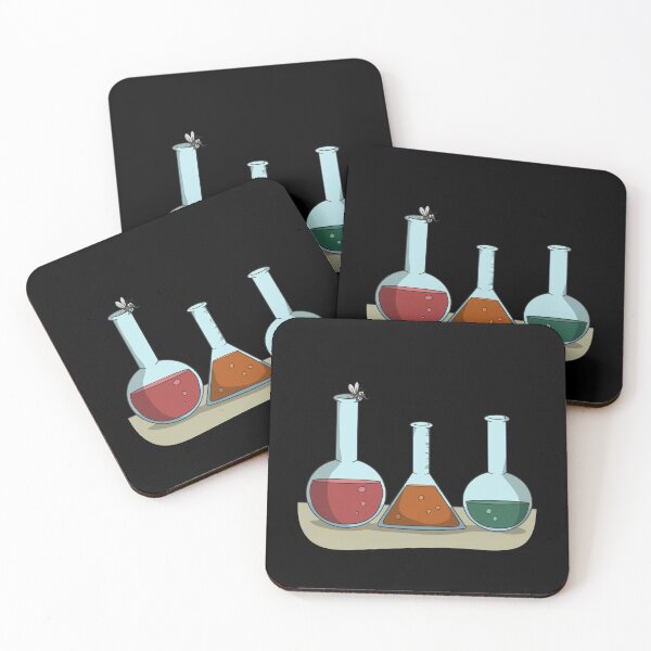 Item preview, Flask stoppers test tube chemistry designed and sold by Monkey Ful.