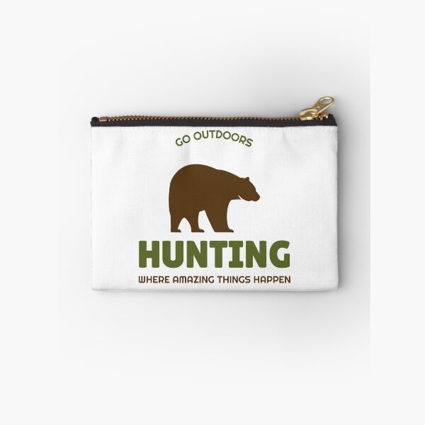 Item preview, 'BEAR HUNTING WHERE AMAZING THINGS HAPPEN' Collection designed and sold by JRM Tees & More Store.