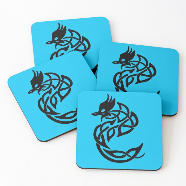 Item preview, Tattoo Style Black Dragon designed and sold by Trace1234.