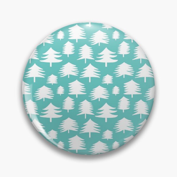 Item preview, Mint Christmas Trees Pattern designed and sold by Ildiko Sipos.