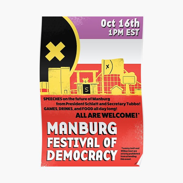 Manburg Festival Poster Poster