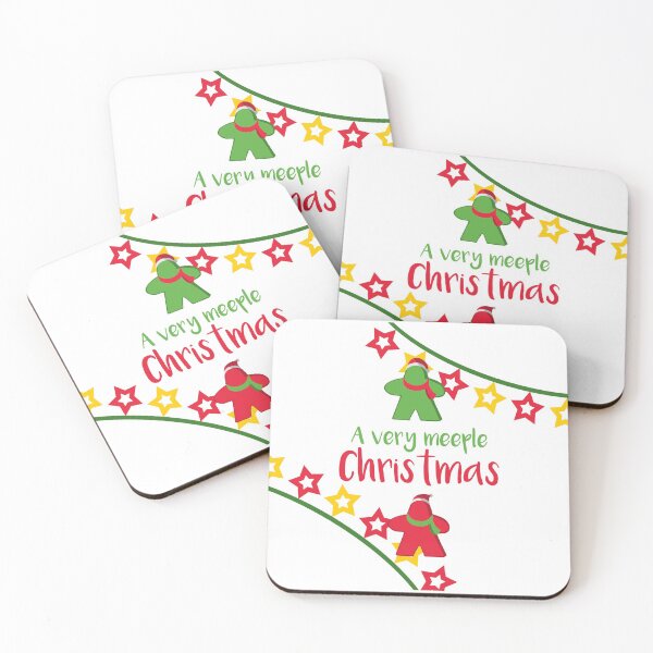 Item preview, A Very Meeple Christmas Board Game Seasons Greetings designed and sold by Creacats.