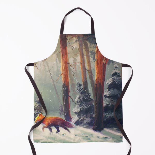Artikelvorschau, Mystic Red Fox Schneewald Natur Winter Magie Märchen Tiere entworfen und verkauft von CanvasKnight.