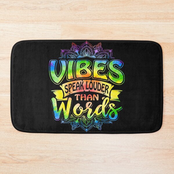 Artikelvorschau, Inspirierende Vibes sprechen lauter als Worte Tie Dye Mandala entworfen und verkauft von TheCaliCorner.
