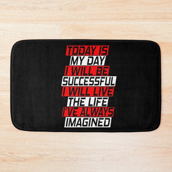 Item preview, My day will be succesful. I will live the life I've always imagined. designed and sold by SelfMotivation.