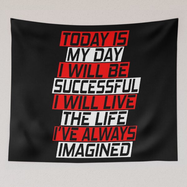 Item preview, My day will be succesful. I will live the life I've always imagined. designed and sold by SelfMotivation.