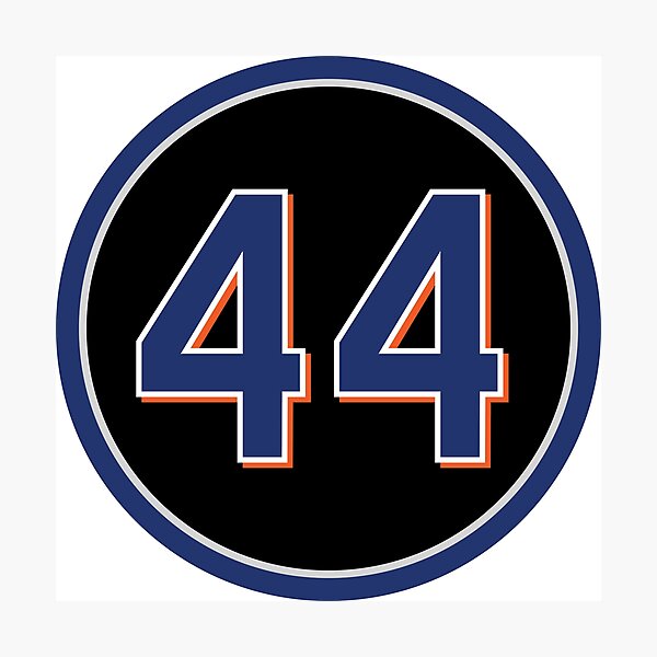 Aperçu de l'œuvre David Cone #44 Jersey Number créée et vendue par StickBall.