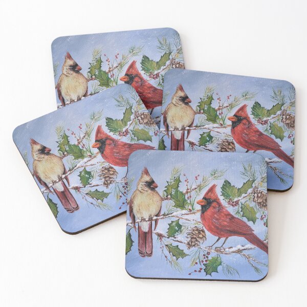 Item preview, Cardinals In Winter Part 3 designed and sold by pikolasart.