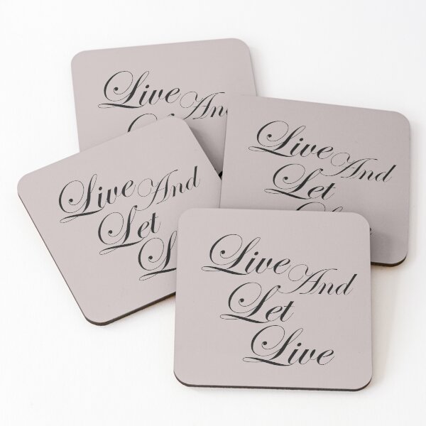Item preview, Live and Let Live Inspirational Positive Message  designed and sold by Zen  Goat.