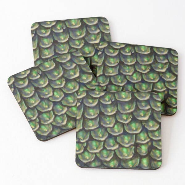 Item preview, Green Dragon Scales designed and sold by Lynn Harriet.