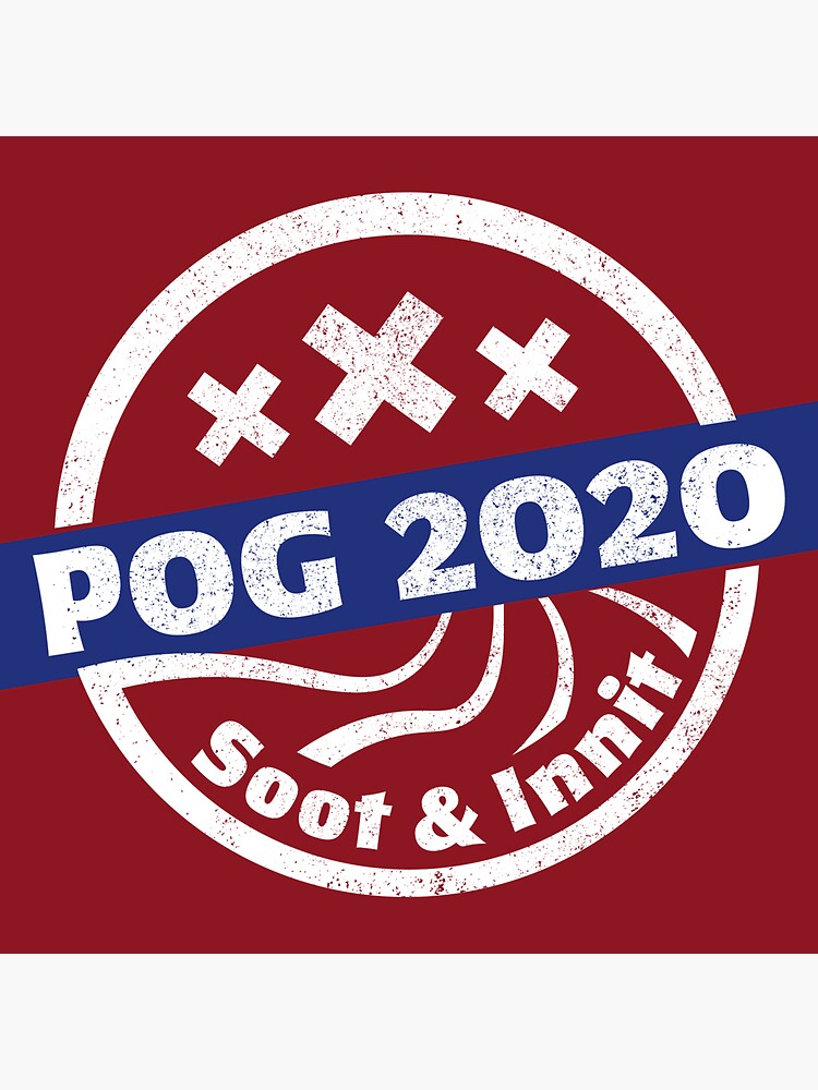 "Pog 2020" Sticker for Sale by designsbyaidan Redbubble