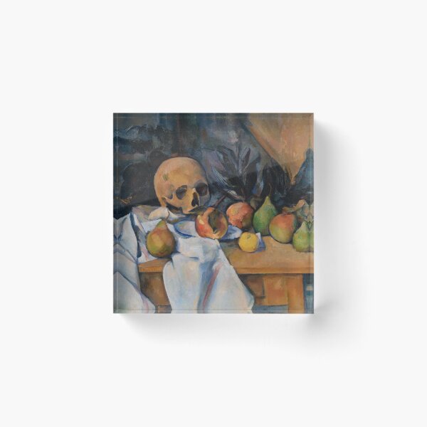 Item preview, Still Life with Skull (Nature morte au crâne) by Paul Cézanne designed and sold by IslandArt.