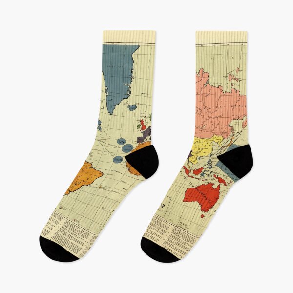 Item preview, Post War World Map (1942) designed and sold by allhistory.