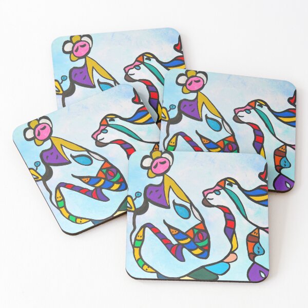 Family on Tour Coasters (Set of 4)