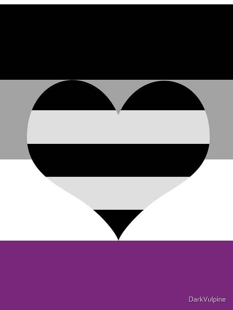 Asexual Heteroromantic Pride Flag T Shirt By Darkvulpine Redbubble 