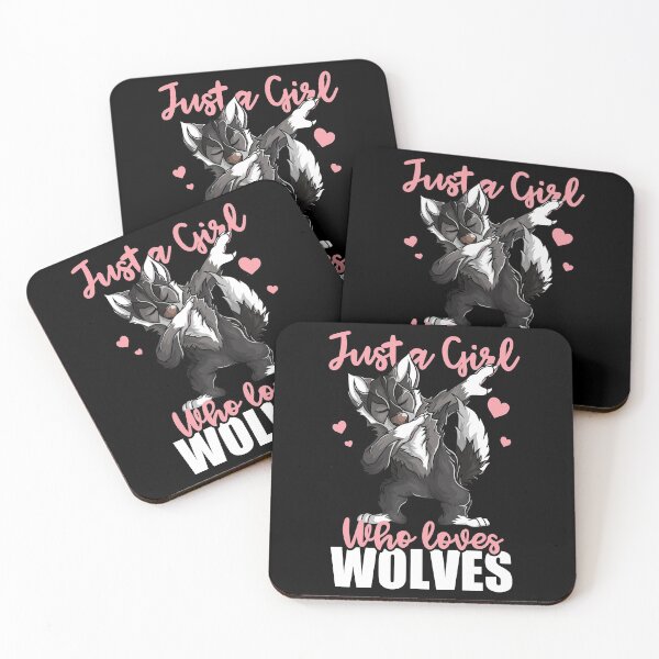 Item preview, Just a girl who loves wolves  designed and sold by mermaidselina.
